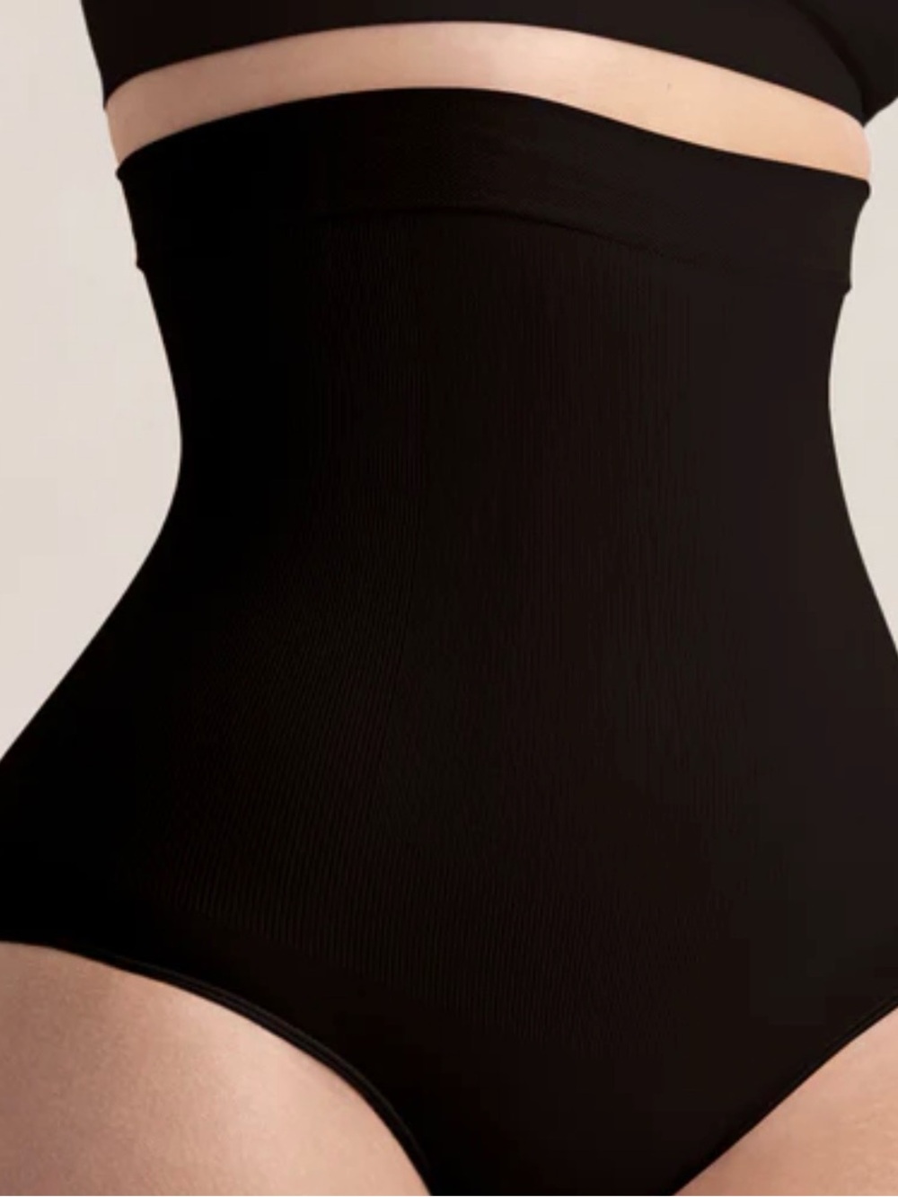 NWT XL Shapermint Black High-Waisted Shape wear Panty